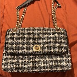 Kate Spade Natalia Tweed Medium Flap Shoulder